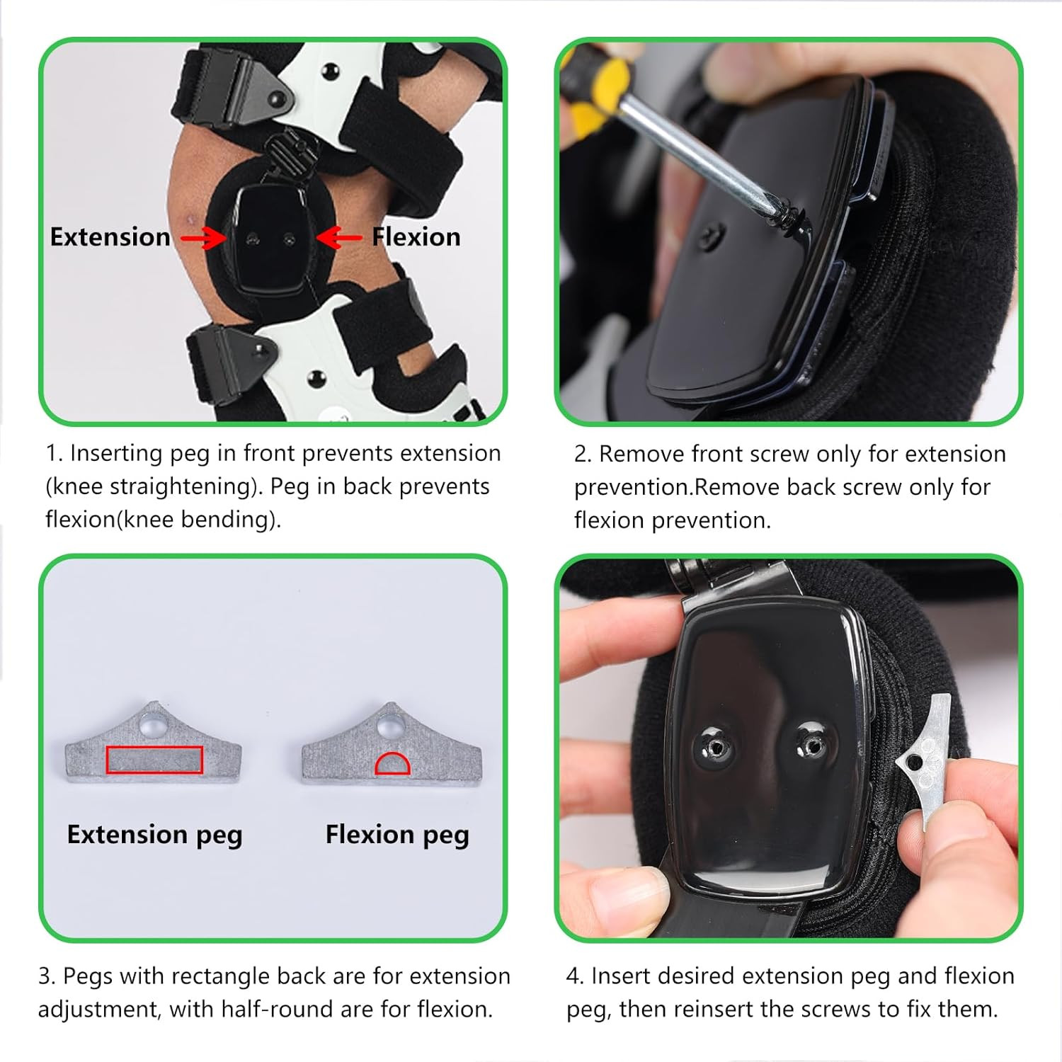 Adjustable OA Knee Brace for Osteoarthritis & Arthritis Pain Relief – Left