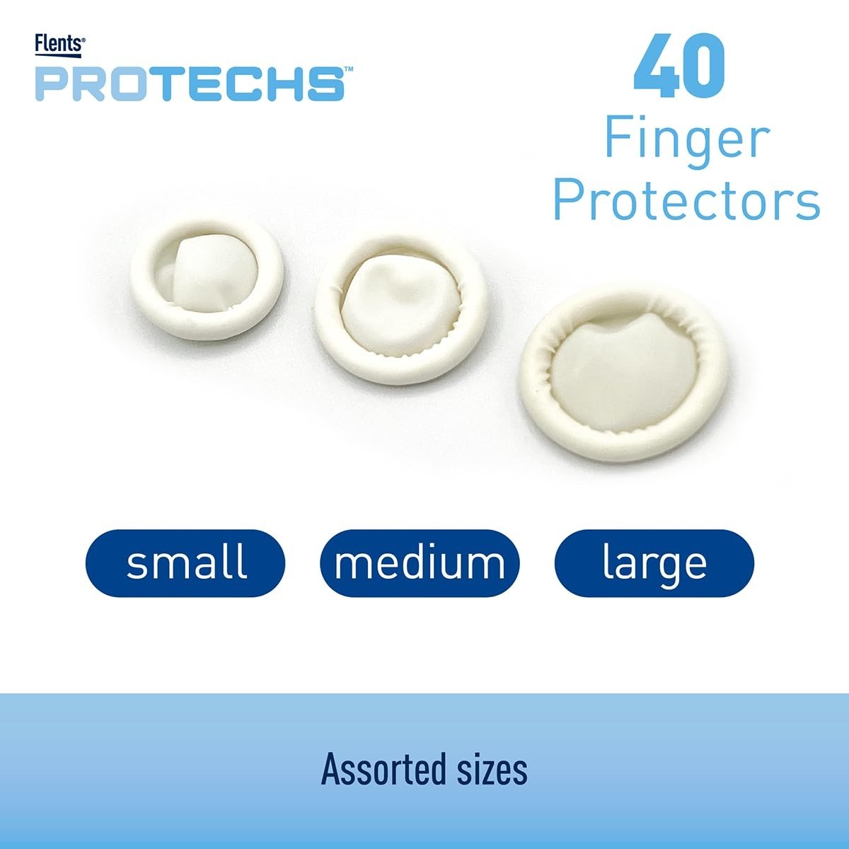 Durable Protechs Finger Cots – Assorted Sizes to Shield Your Hands from Injuries
