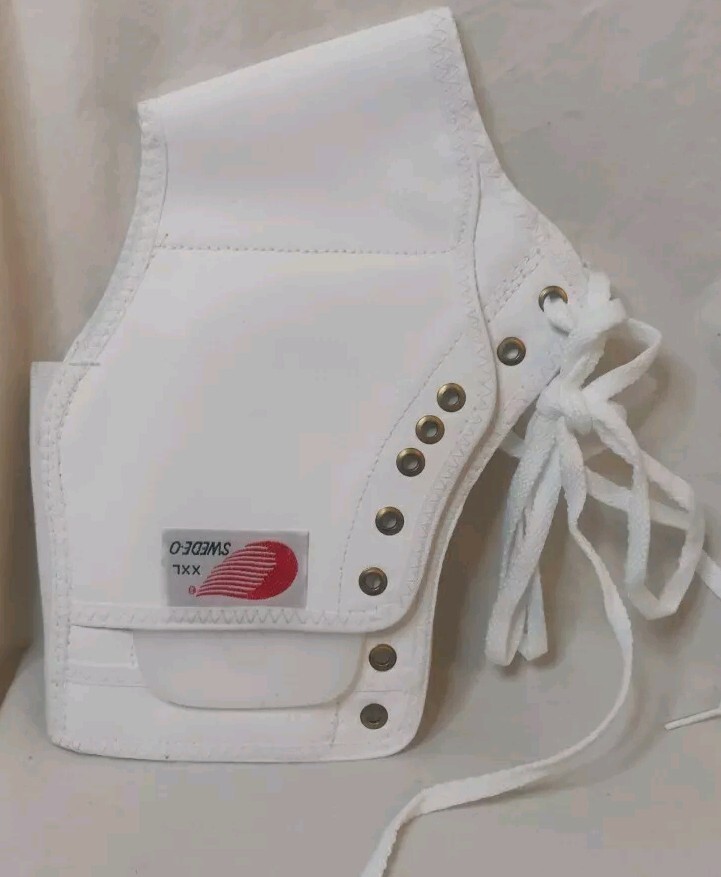 SWEDE-O Ankle Lok Brace Size XXL (US Sz 15+) White Lace/Strap