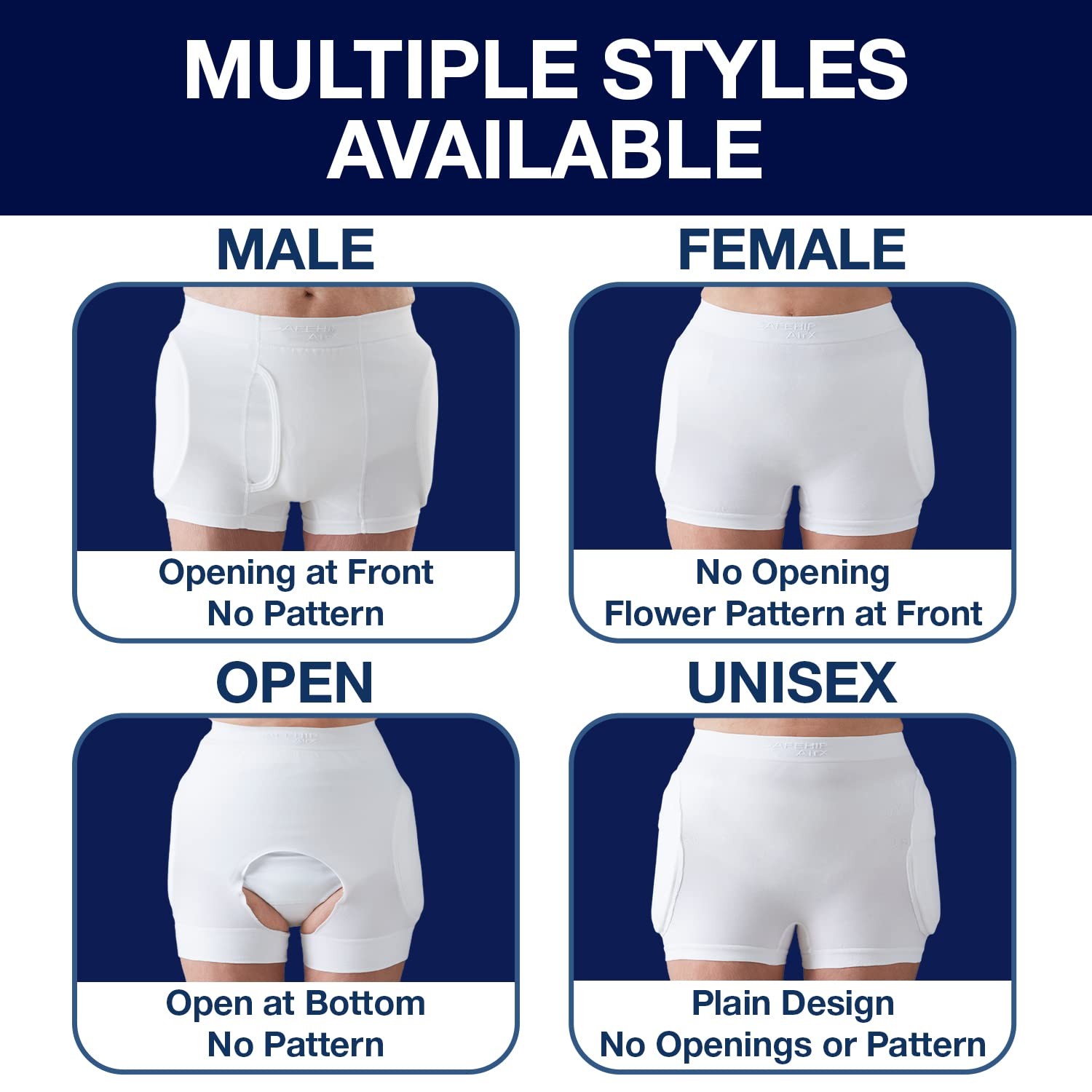 SAFEHIP AirX Women’s Hip Protector Small 30-38 inches Fall Prevention