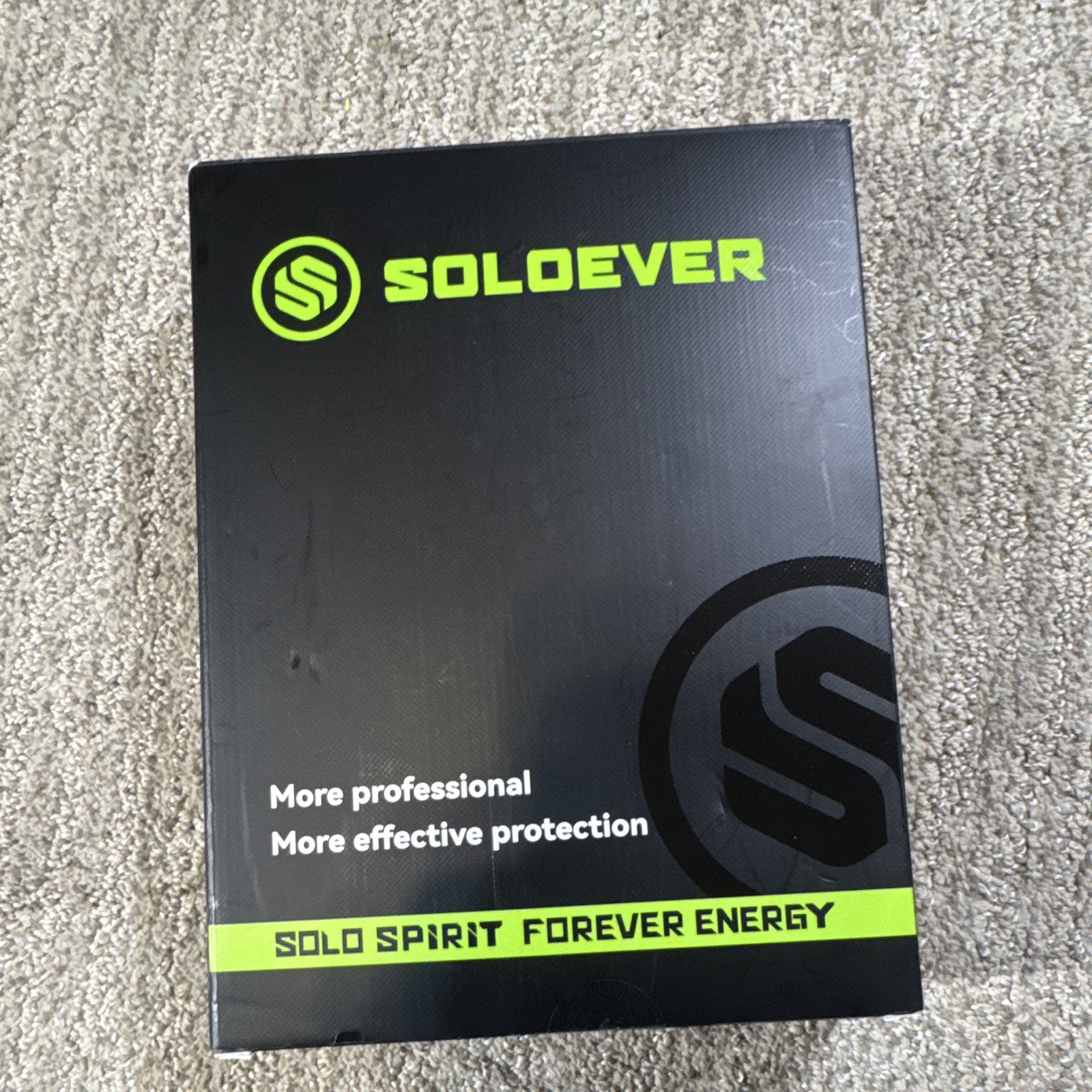 SOLOEVER Orthopedic Support Sleeve/Brace Size L Black/Green CE Marking