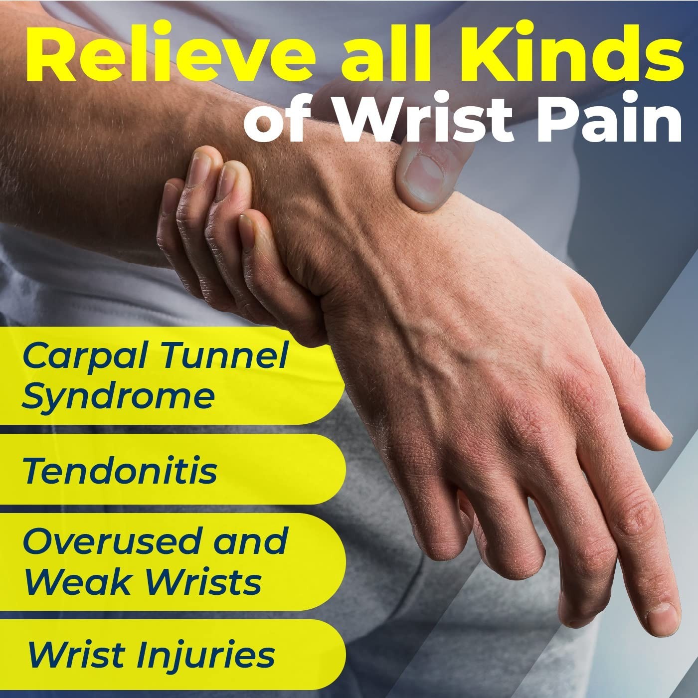 Wrist Support Sleeves Pair – Medical Compression for Carpal Tunnel and Wrist …