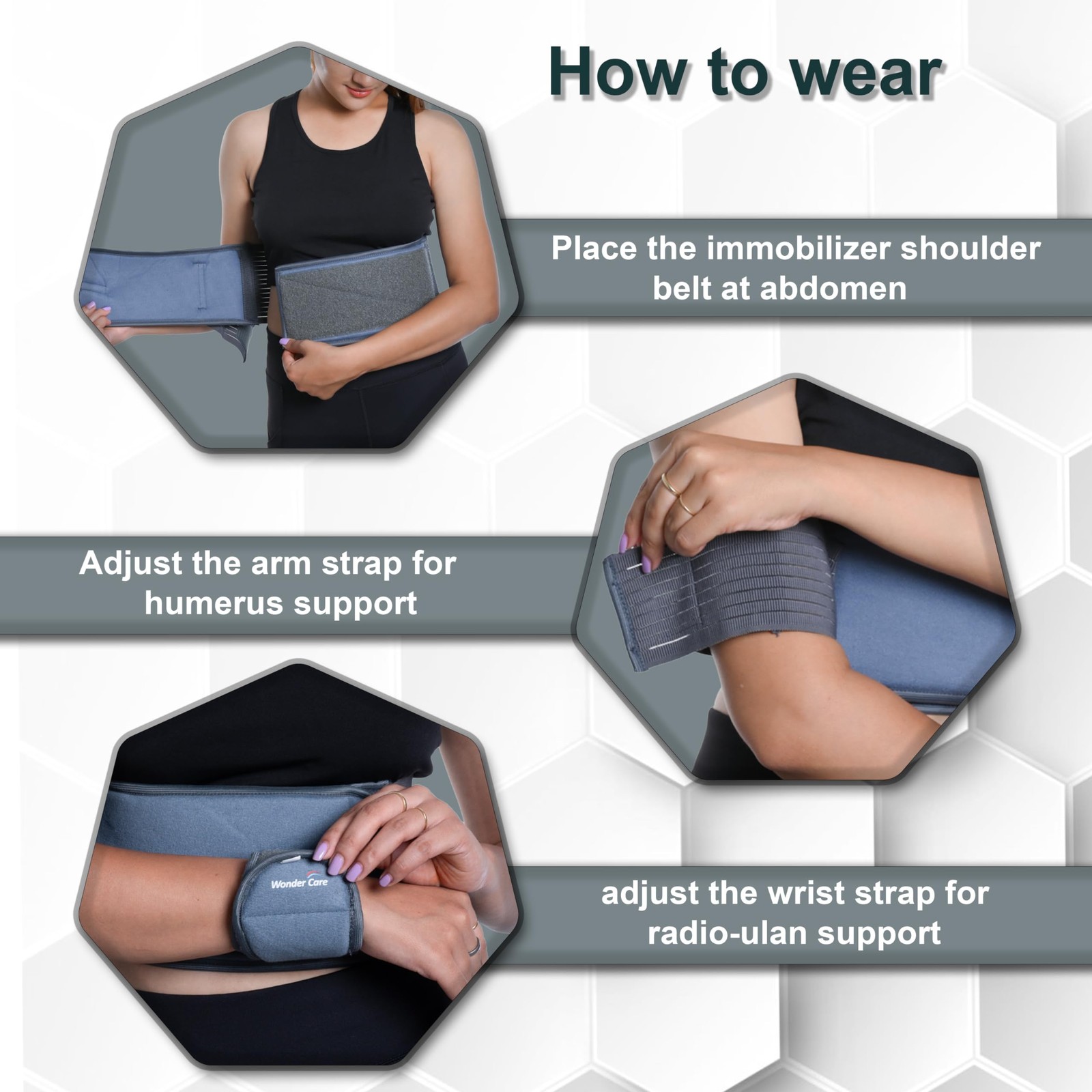 WC shoulder support brace arm slings shoulder immobilizer, youth shoulder bra…