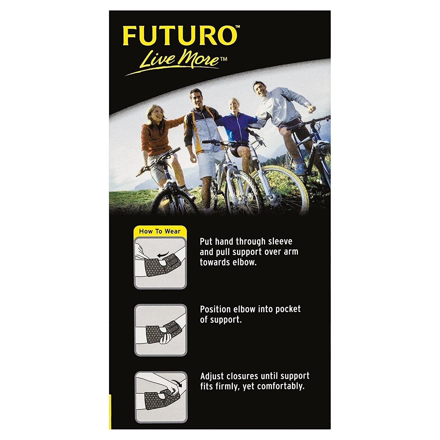 3M Futuro Adjustable Elbow Support Infinity Precision Fit Breathable Comfort 1ct