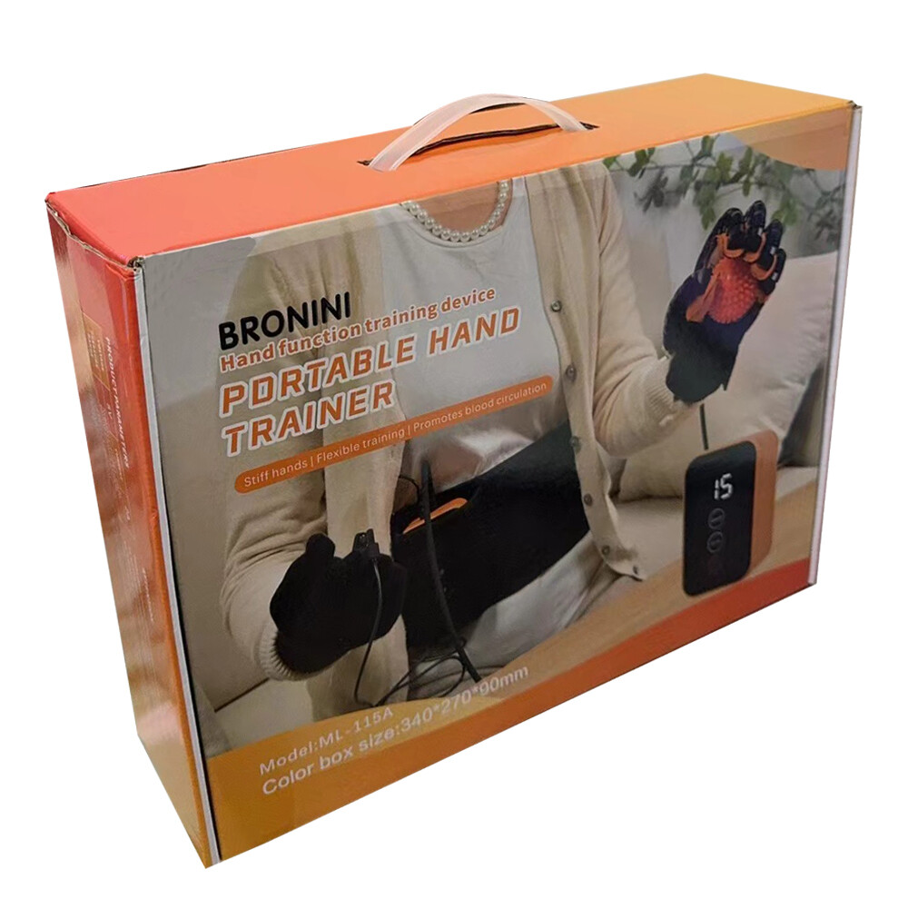 R+L Hand Function Rehabilitation Robot Gloves Finger Hemiplegia Recovery Trainer