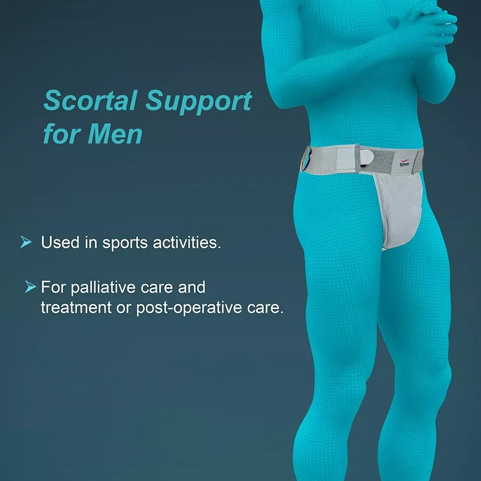 Tynor Scrotal Support Men’s Sagging Hydro Support & Adjustable Scrotal Belt soft