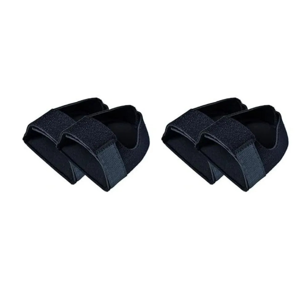 2Pairs Soft Cushioning Heel Protection Cover Washable Reusable Heel Shock Absorb