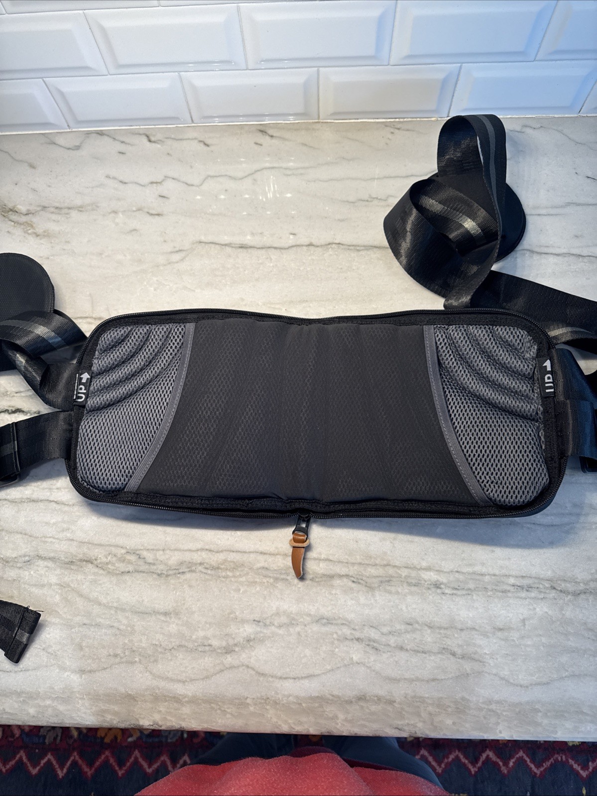 BetterBack Luxe Memory Foam Perfect Posture Improvement Relieves Back Pain Black