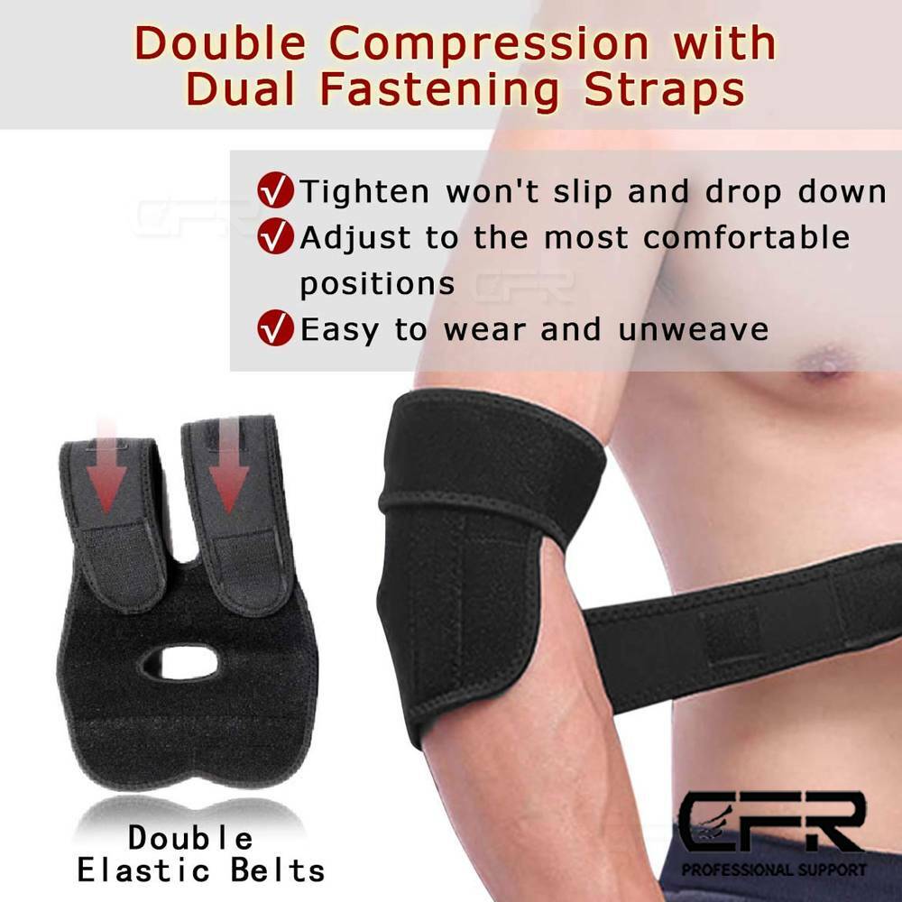 Elbow Brace Compression Support Arthritis Tendonitis Joint Pain Tennis Golfers @