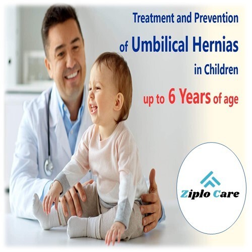 Umbilical Hernia Belt Baby Newborn -with 3 Different Shaped Compression Pads