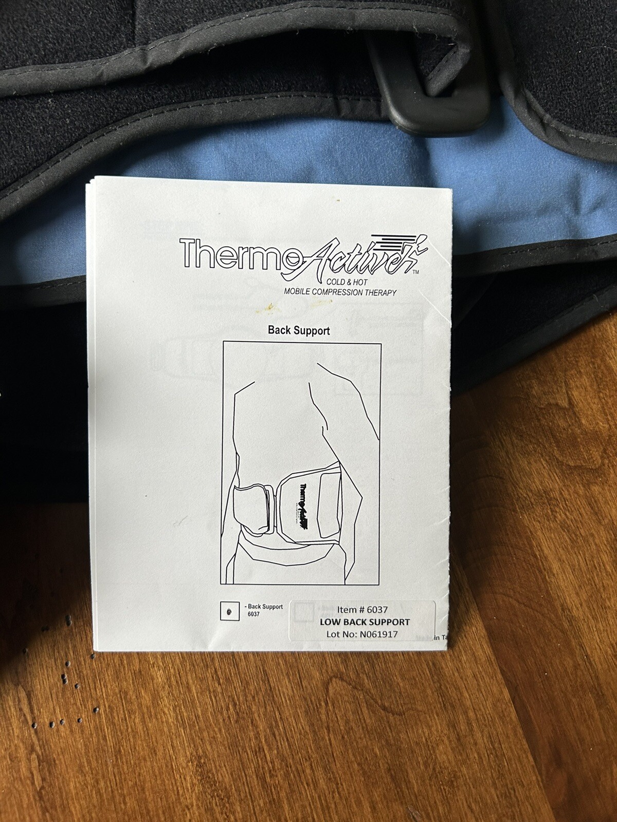 Thermo Active Medical Cold & Hot Mobile Compression Therapy Back Brace / NWOB