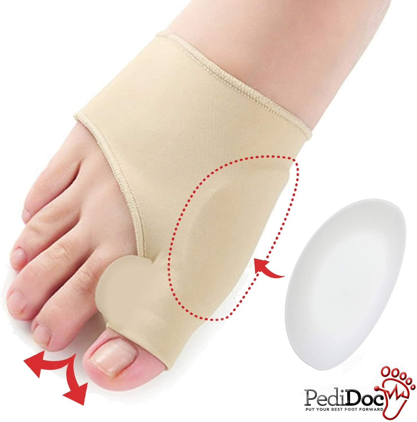 Bunion Corrector Gel Pad Relief Sleeves Top Quality with Durable Gel Toe Spacer