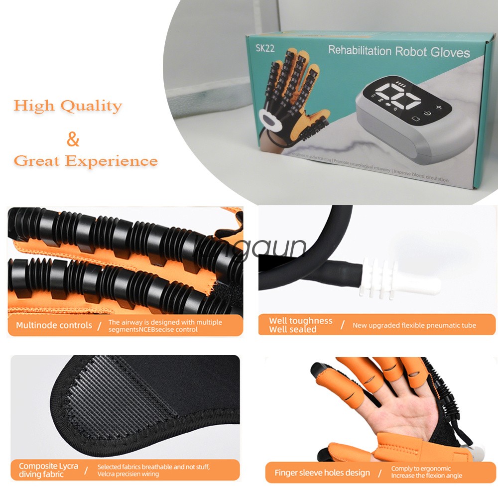 Rehabilitation Robot Glove Stroke, Fingers Strength Training Device Hemiplegia