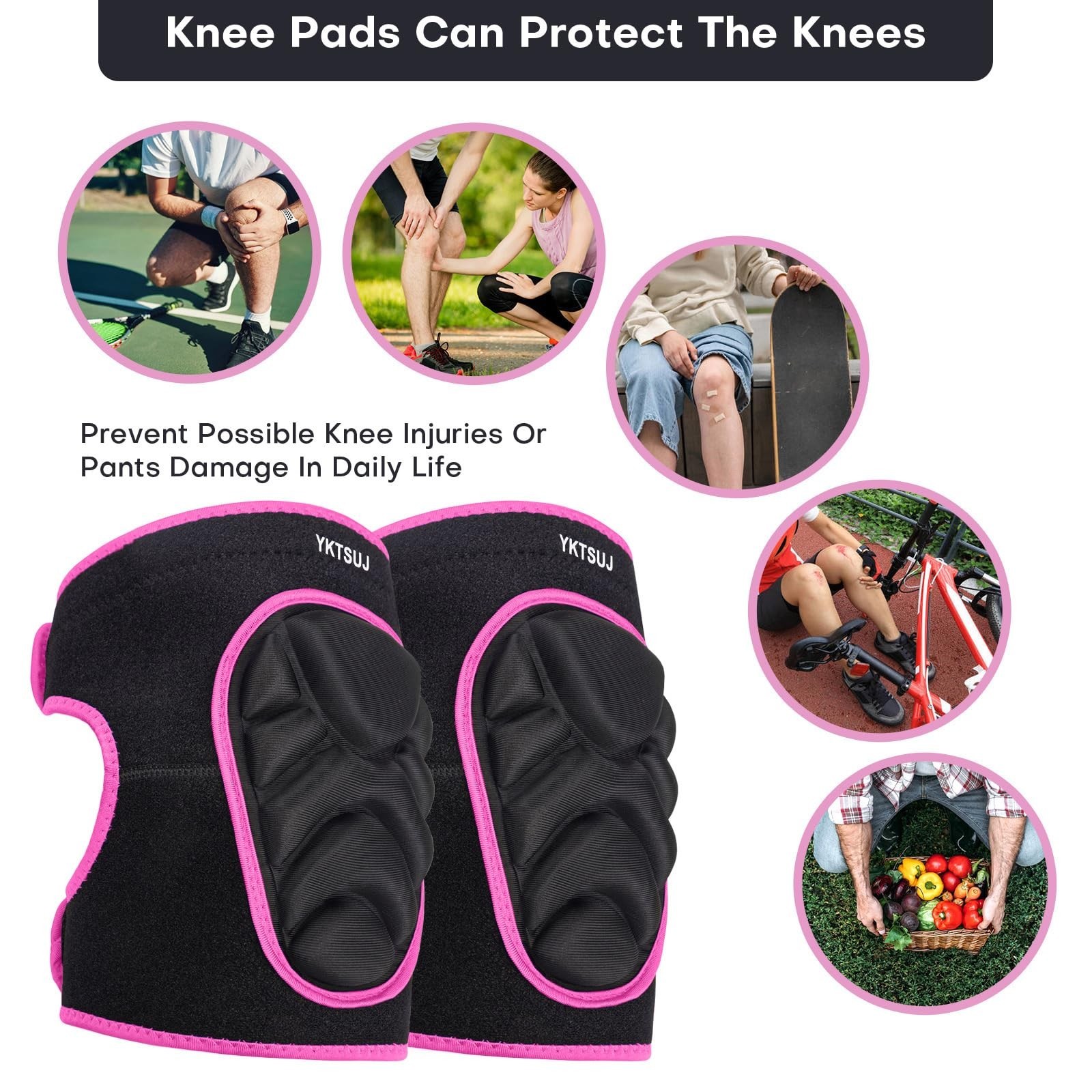 Knee Pad Women Men for Gardening House Working, Floor and Carpet Cl… Fast Ship
