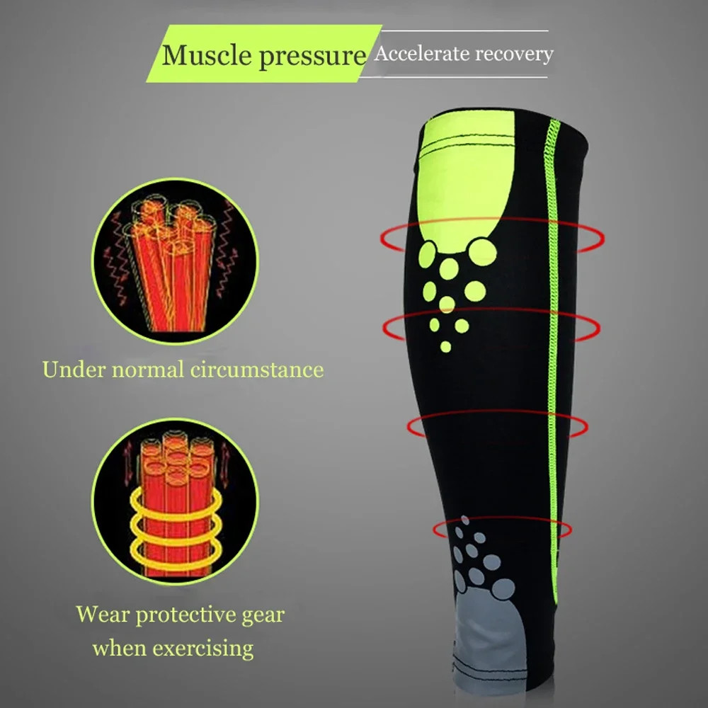 1PC Sport Leg Compression Socks Strong Calf Compression Sleeve Support for Men W