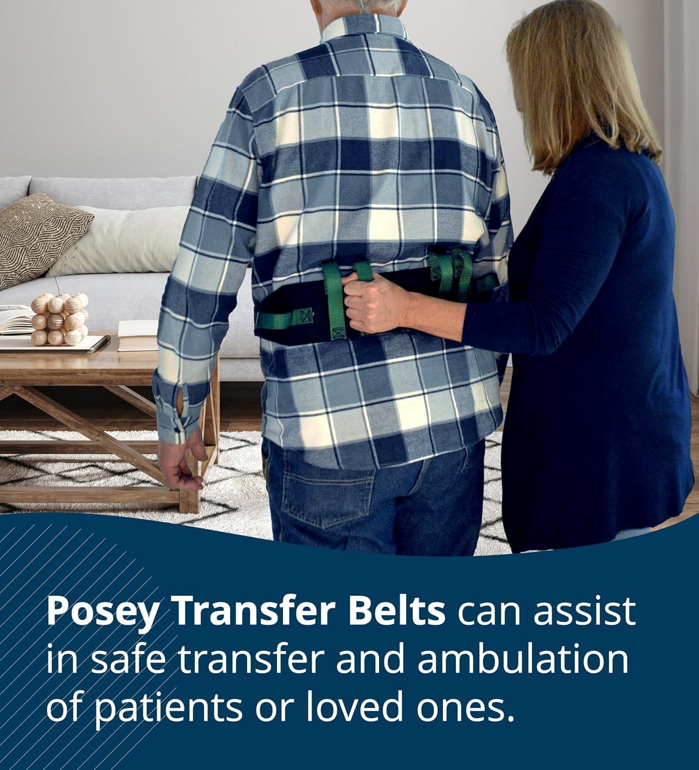 Posey Gait Belt with Handles (28-52in Waist), #6537Q Brand New Patient Lift Pro