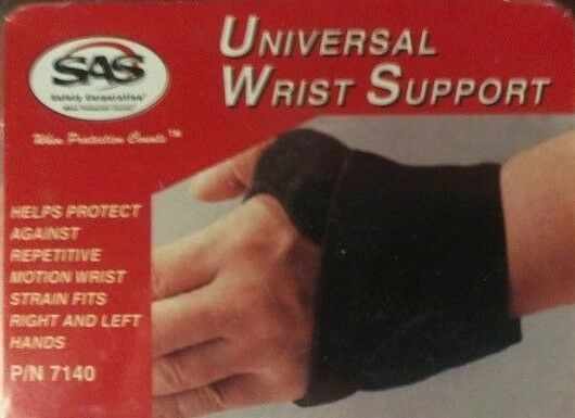 NEW SAS UNIVERSAL WRIST SUPPORT FOR RIGHT OR LEFT HAND – FREE SHIPPING