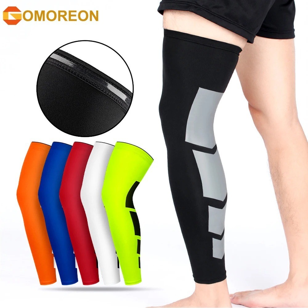 Long Full Leg Compression Brace Knee Support Basketball Football Cycling