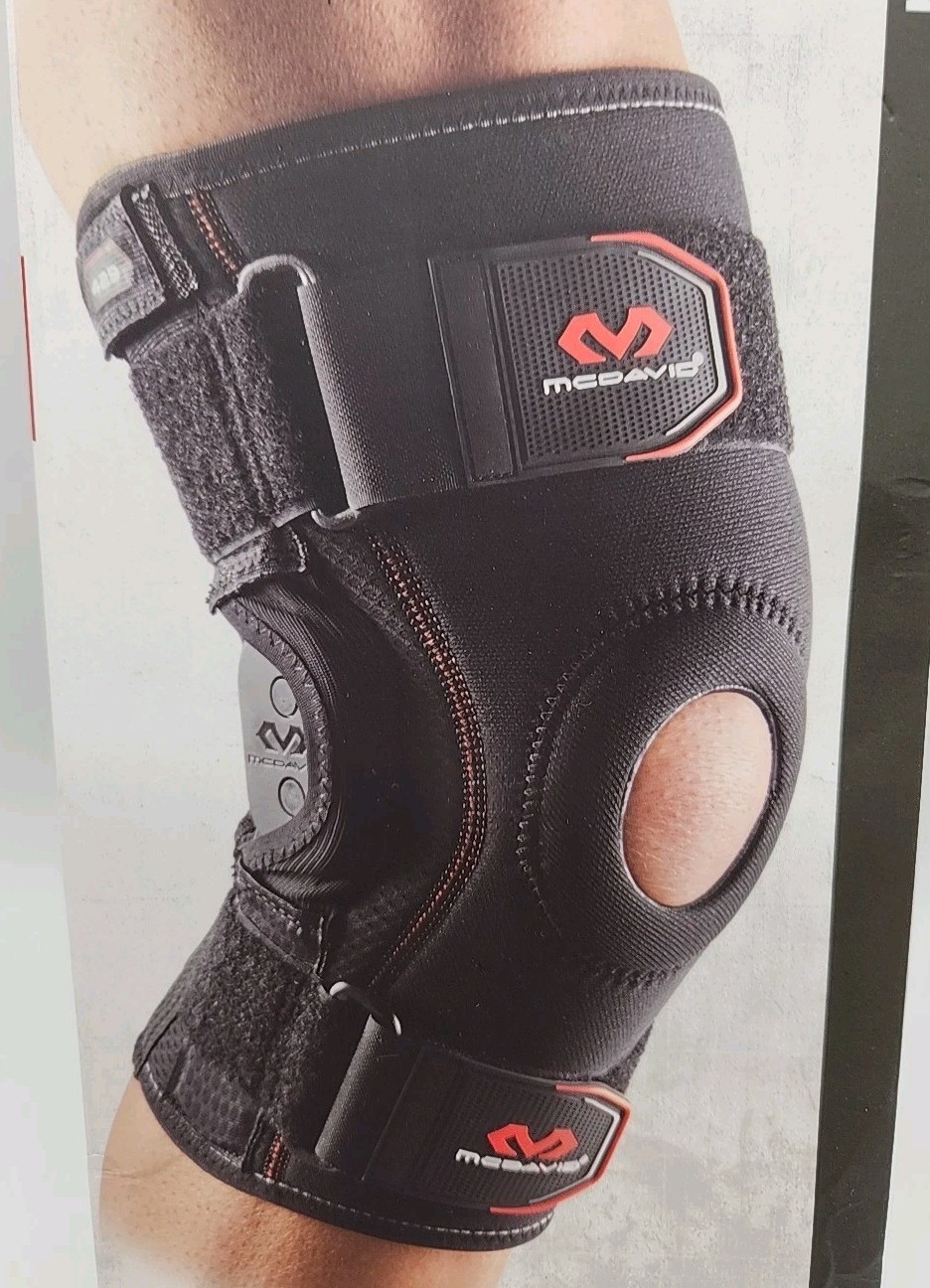 McDavid 429-01-32.2 Hinged Knee Brace – Black Size Small Level 3 Support New