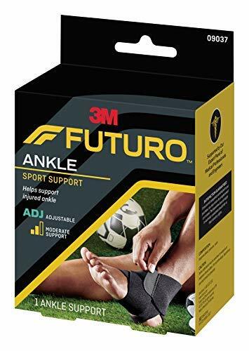 3M Futuro Sport Sore Ankle Support Mild Plantar Fasciitis Recovery Adjustable
