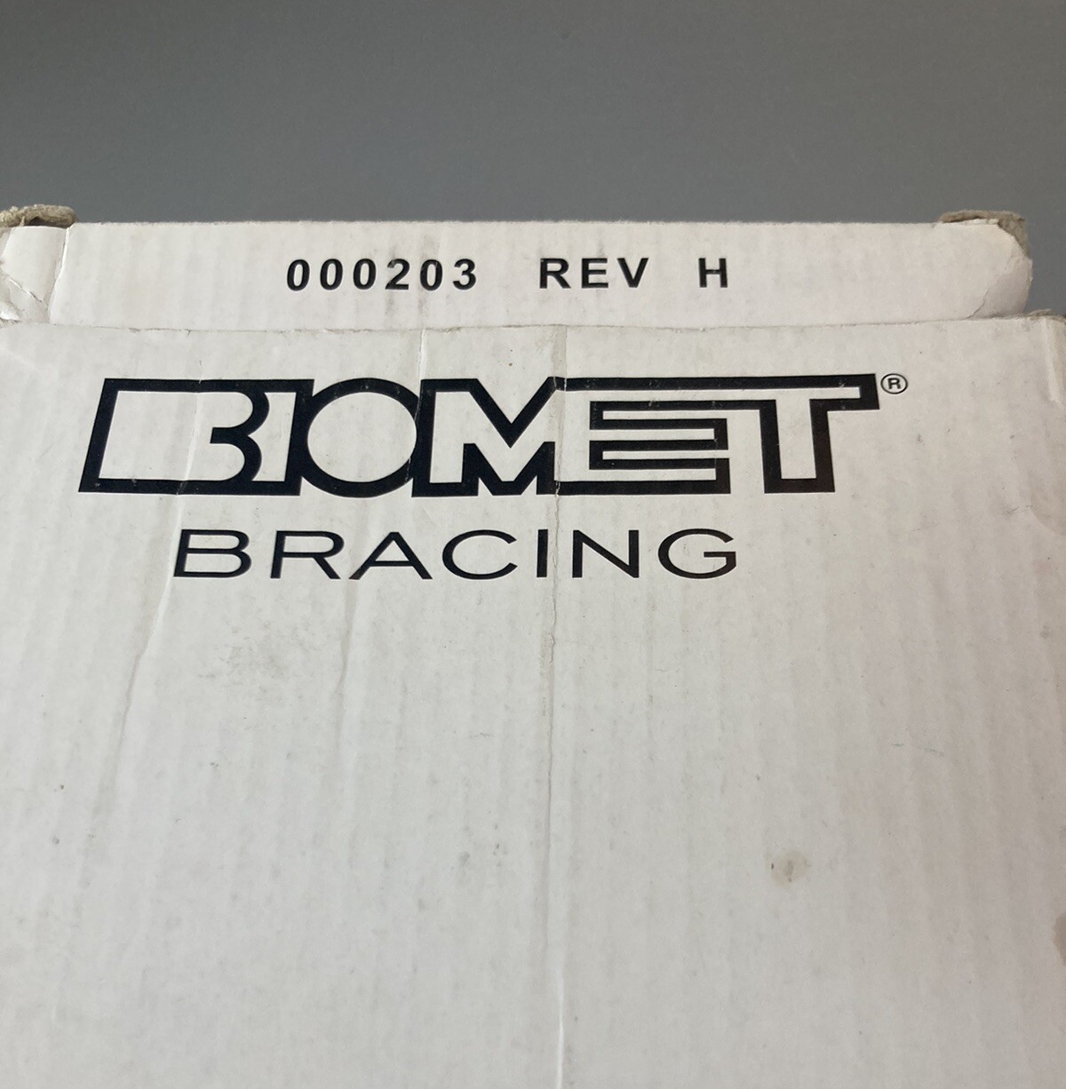 Biomet Knee Brace Large L Hinged Injury Sprain Post Op Black Neoprene