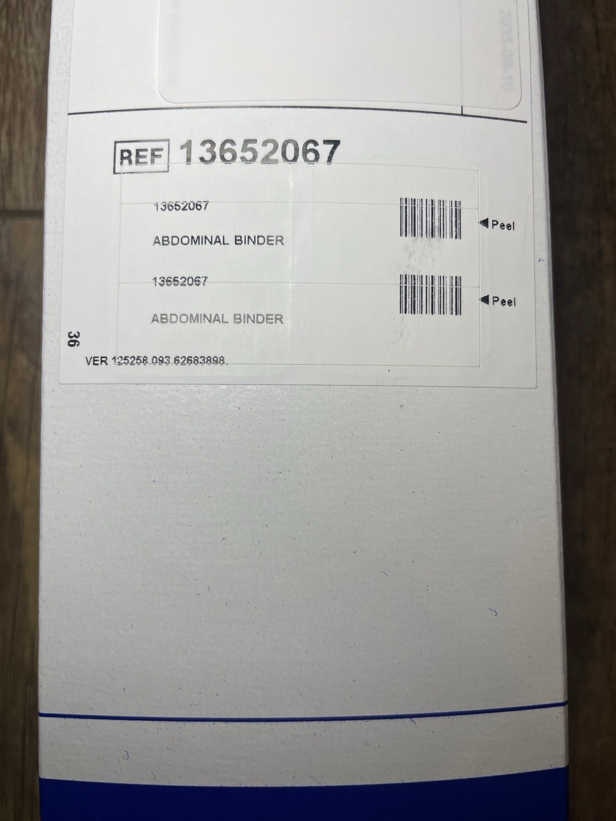 DeRoyal Abdominal Binder M/L 46–62” REF 13652067 – New Sealed Support Wrap
