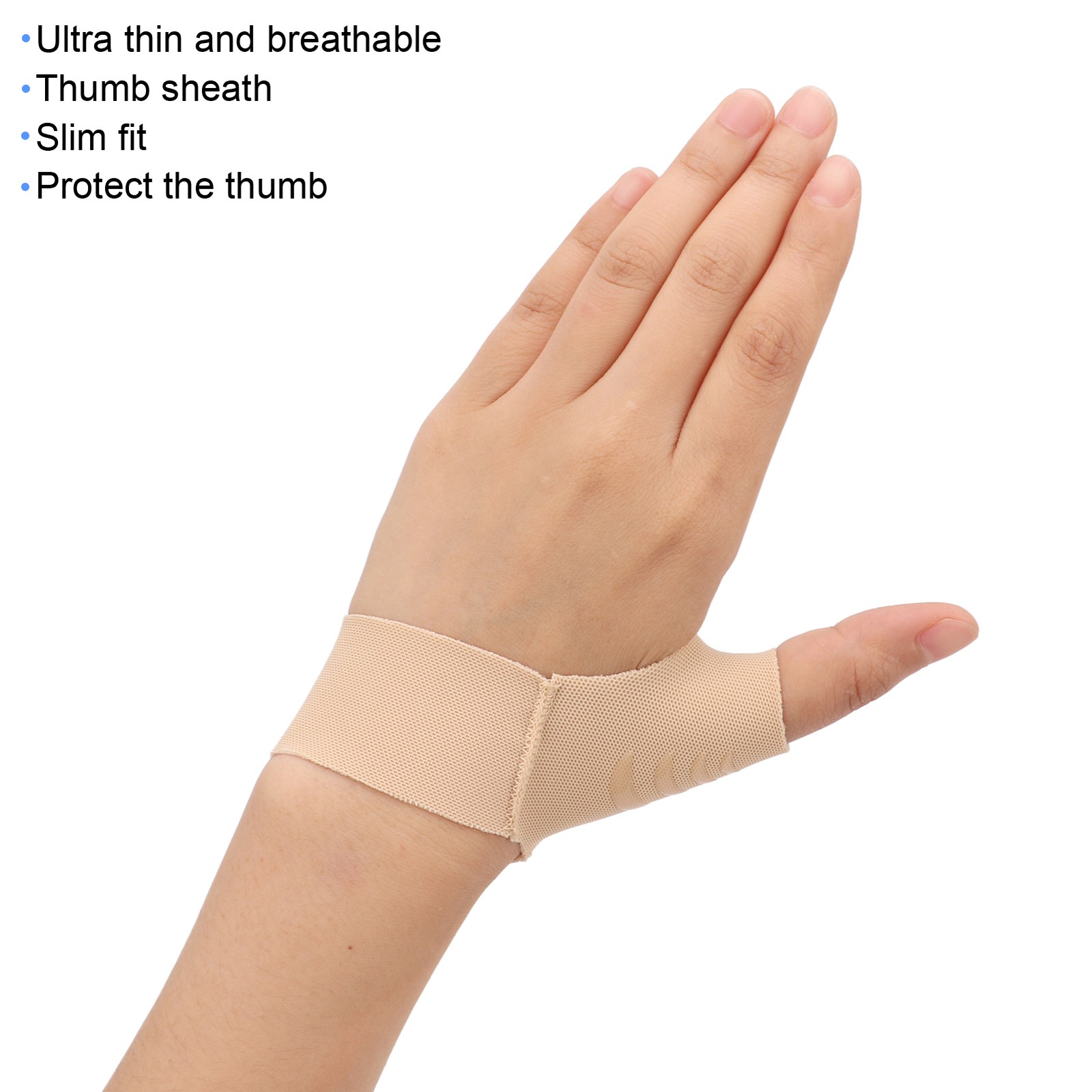 L Elastic Thumb Support Brace Thumb Gloves for Dancing Volleyball Yoga Sport WT