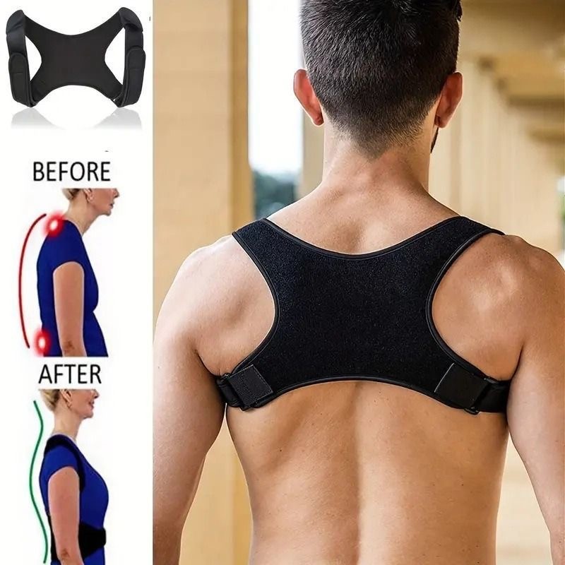 Back Posture Corrector Shoulder Straight Support Brace Belt Therapy Men Women
