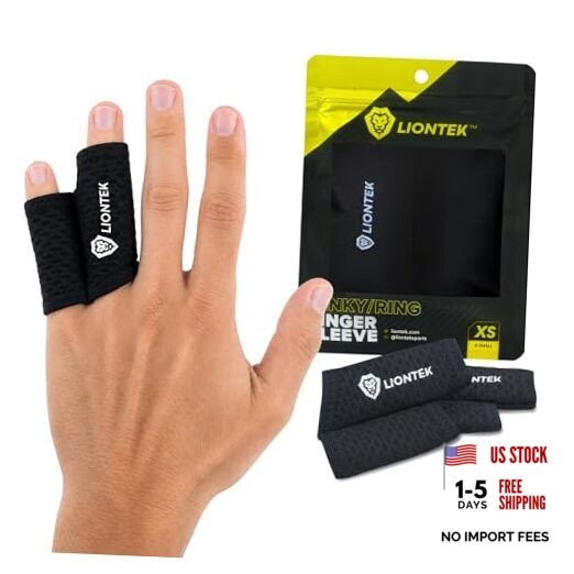 Pinky-Ring Flow Finger Sleeve V3 Pair — Joint Support & X-Small Pinky-ring