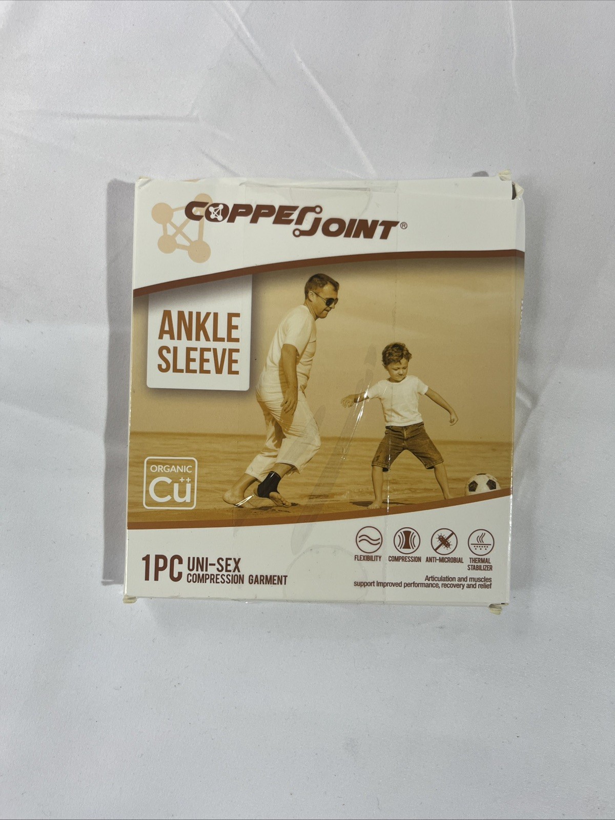 CopperJoint Compression Ankle Sleeve size M (30-33) G2