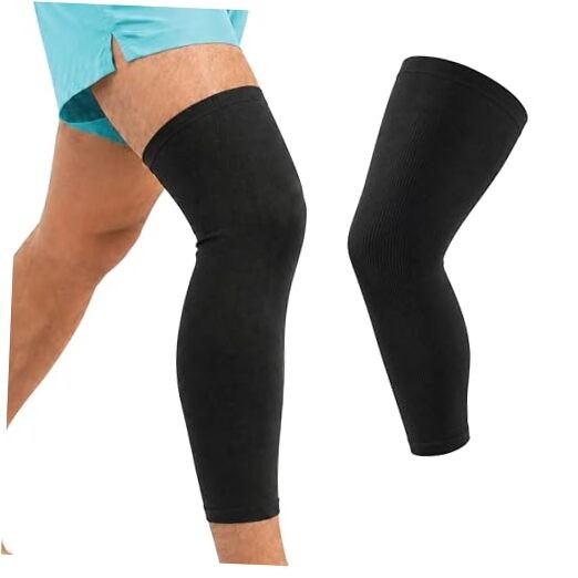 Full Leg Compression Sleeve-10-20 mmHg Graduated Support, Breathable Moisture