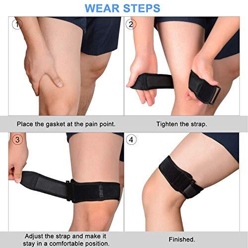 IT Band Strap Adjustable Iliotibial Knee Thigh Hip & ITB Syndrome Compression…
