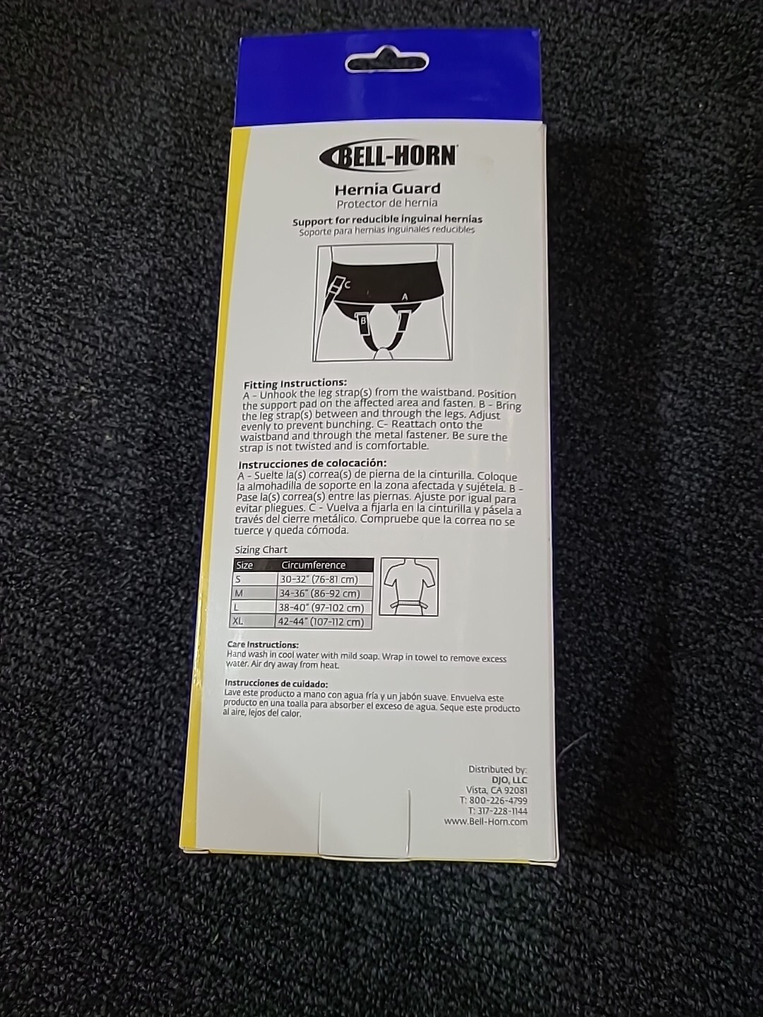 Bell-Horn Abdomen XL Hernia Guard Left, Right or Double X-Large