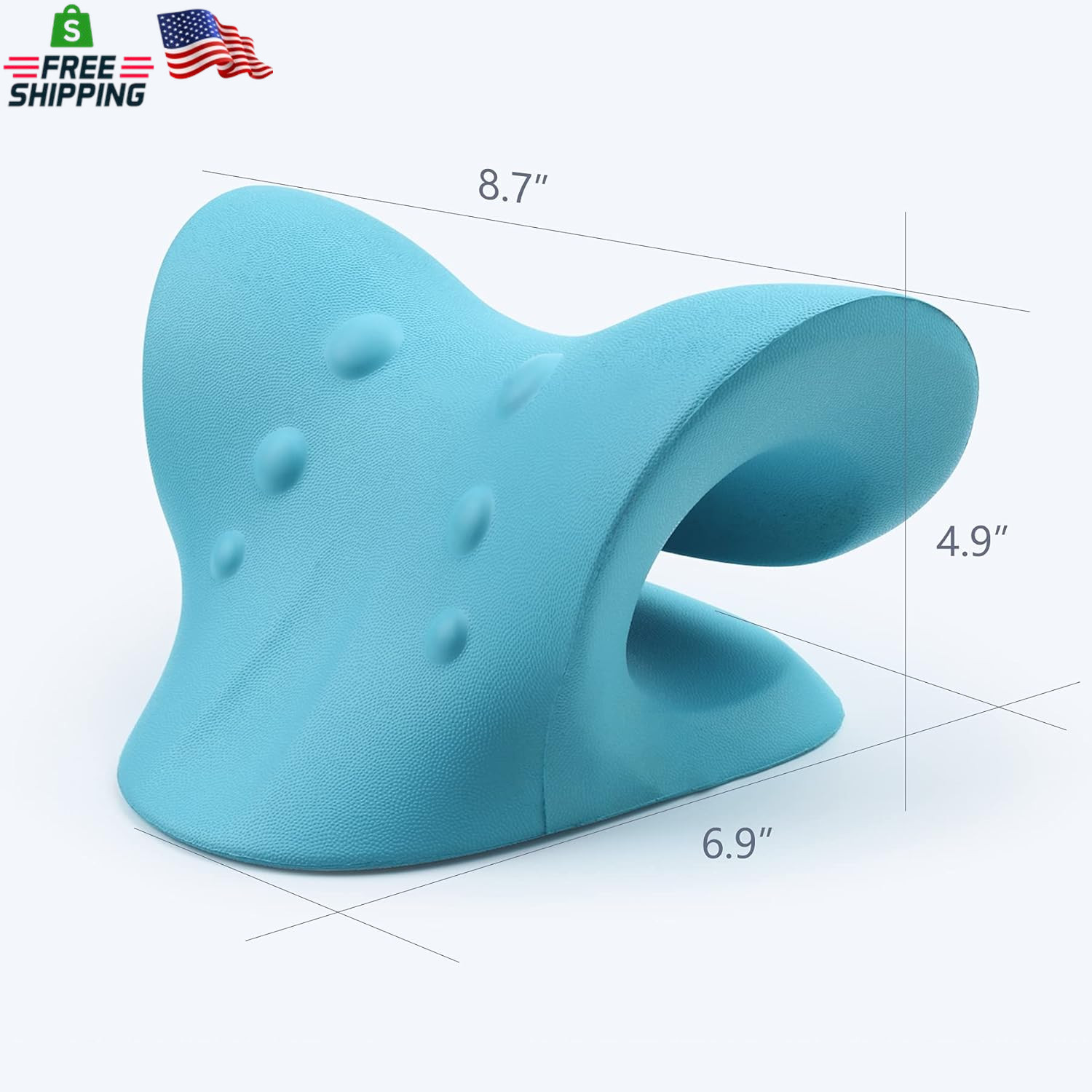 RESTCLOUD Neck and Shoulder Relaxer, Cervical Traction Device for TMJ Pain Relie