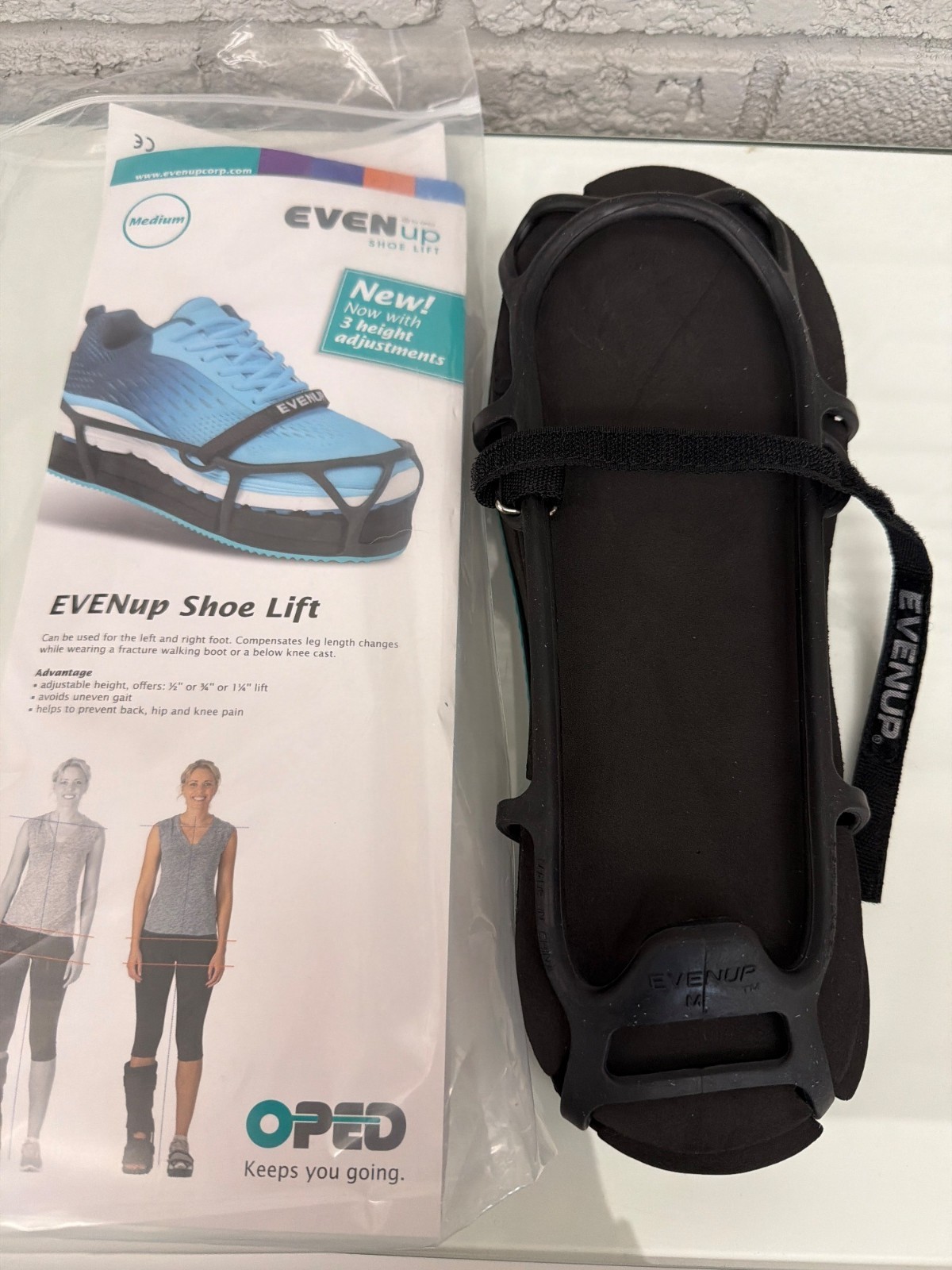 Even Up Shoe Lift ( Unisex)W 8 1/2- 10 1/2 / M 9-11