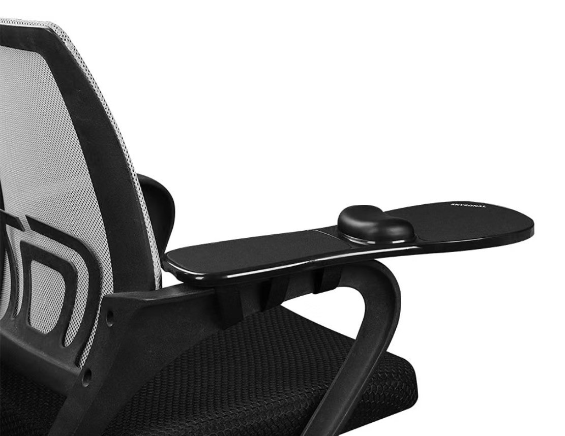 Home Office Computer Arm Rest Chair Armrest Mouse Pad Mat Wrist Support Black