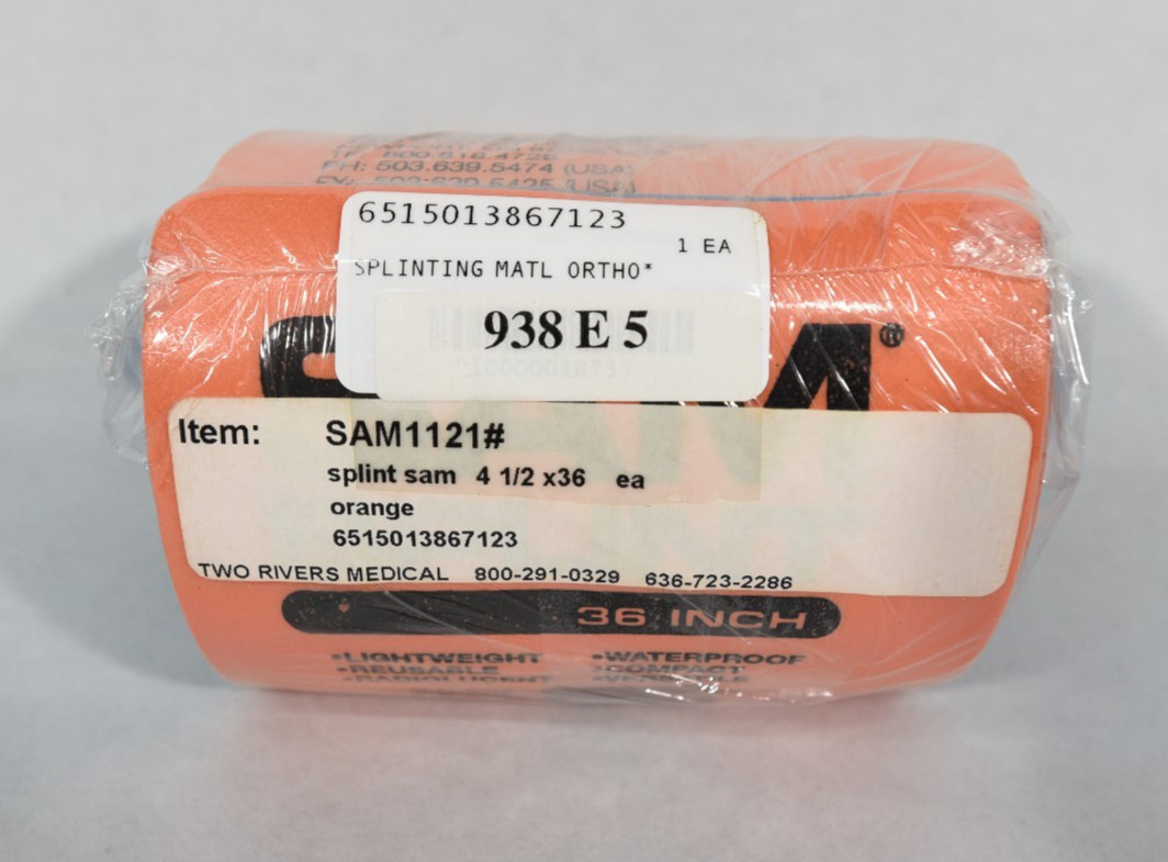 SAM Splint 1121 4 1/2″ x 36″ Orange