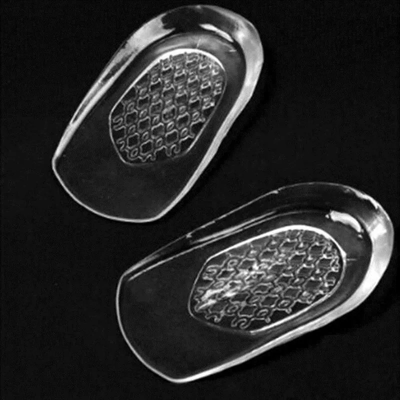 New Silicon Gel Insoles Back Pad Heel Cup for Calcaneal Pain Health Feet Care Su