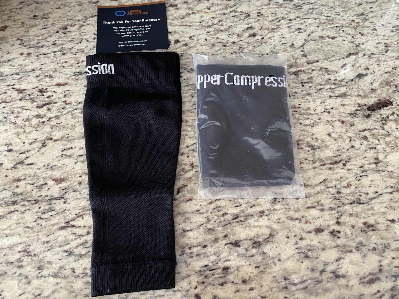 Copper Compression calf sleeves mens womens size small 12-14″ new in package