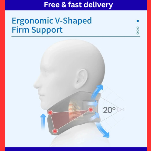 1PC Adjustable Cervical Neck Brace Soft Sponge Neck Support Collar Sleep