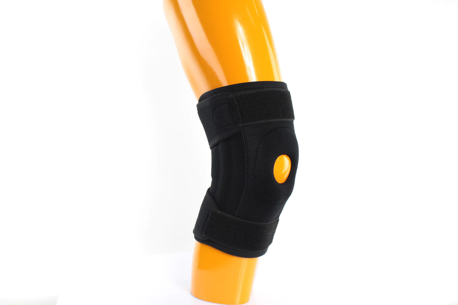 Standard Knee Support, Ligament Supported w/ Patella Ring and Side Steel Springs