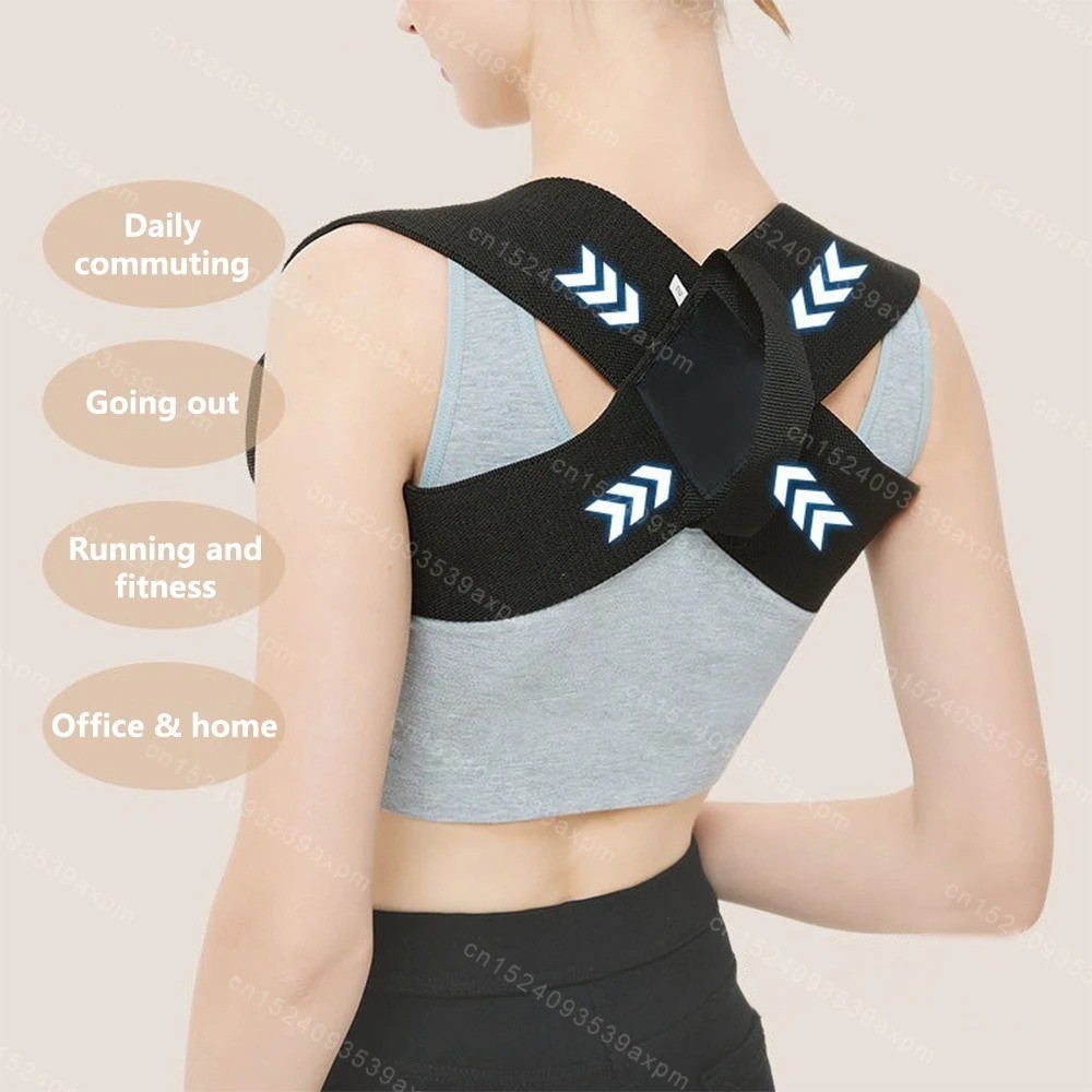 Back Posture Corrector Clavicle Spine Back Belt Adjustable Unisex Upper Back