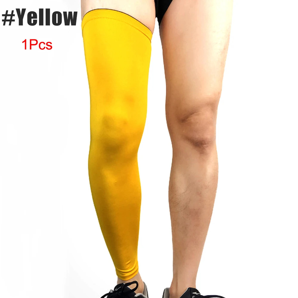1Pcs Sports Compression Full Leg Sleeve – for Men and Women. Support for Knee, T