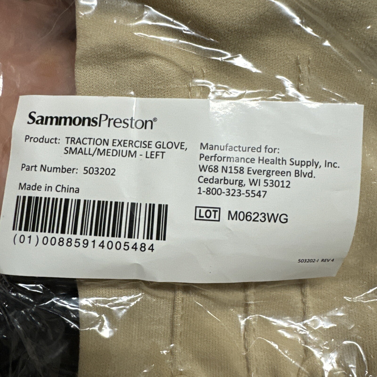 Sammons Preston Traction Exercise Glove, Hand and Finger Strengthening Glove …