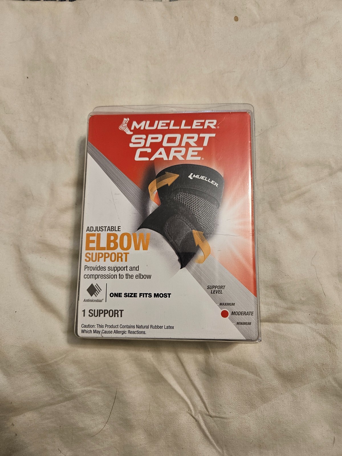 Mueller Sport Care Adjustable Elbow Support ( Moderate) New In Box