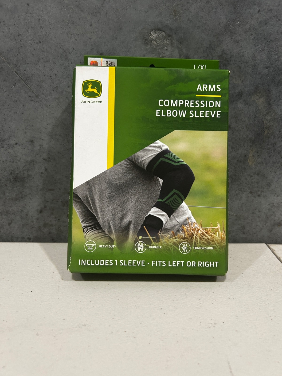 NEW – John Deere Compression Elbow Sleeve Adult Fits Left or Right – SIZE L/XL