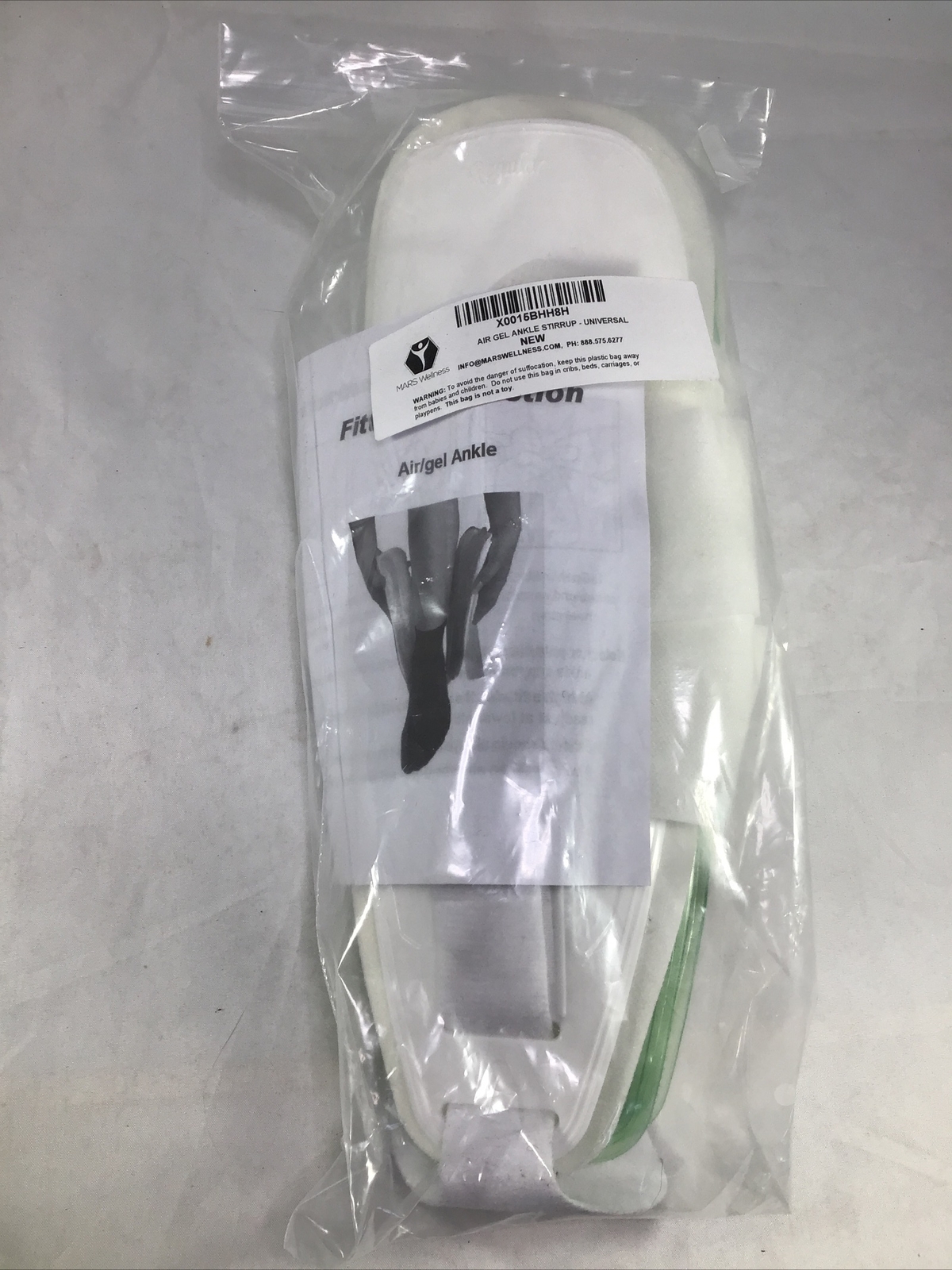 Aircast Air Gel Stirrup Universe Ankle Support Brace One Size Fits Most