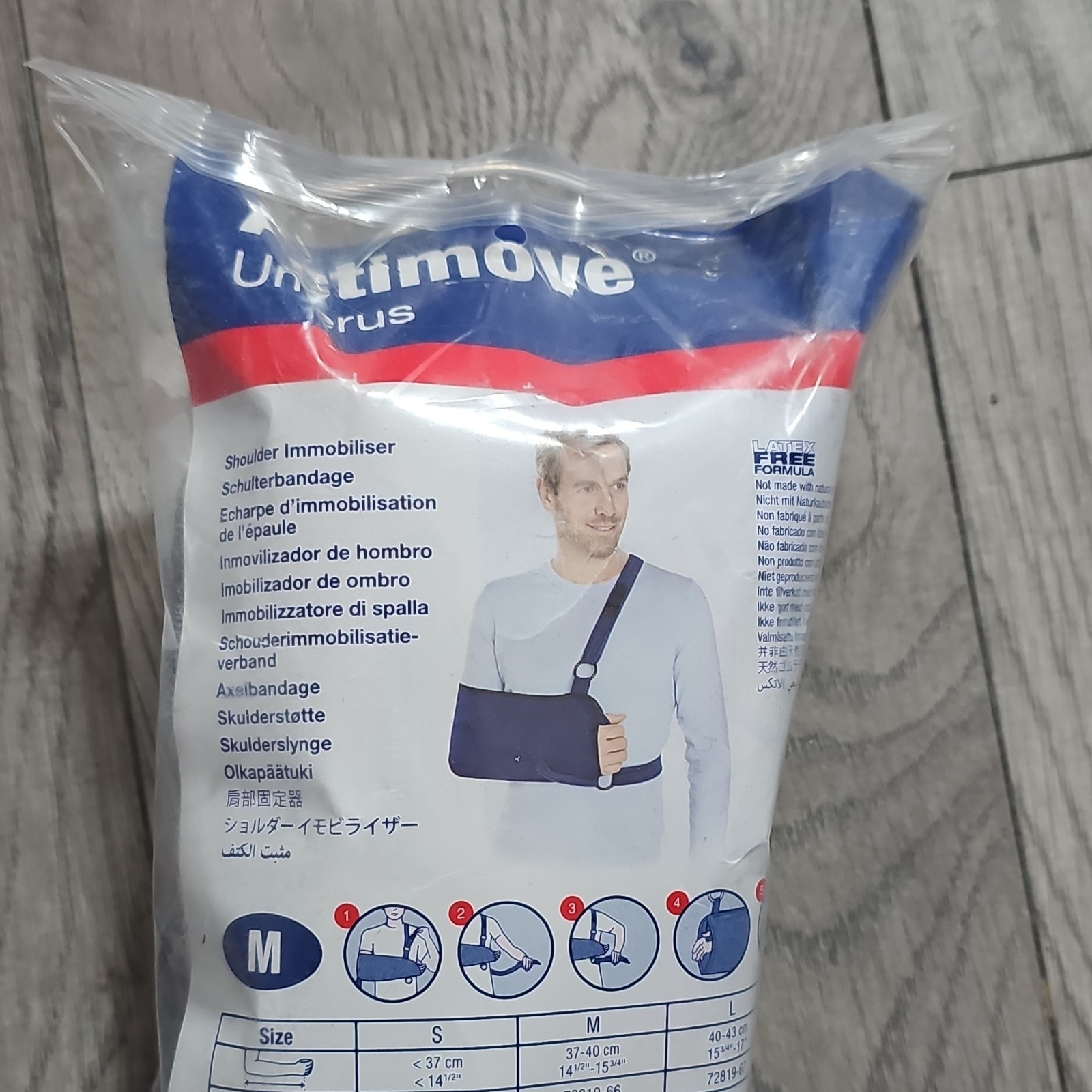Actimove Umerus Shoulder/Arm Immobilization Sling Navy Blue Size M 72819-66