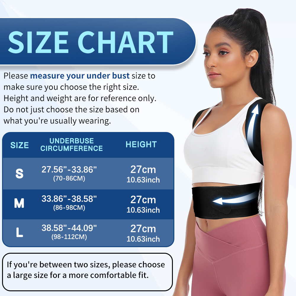 Posture Corrector Brace for Upper Back Thoracic Spine Unisex Pain Relief Corset