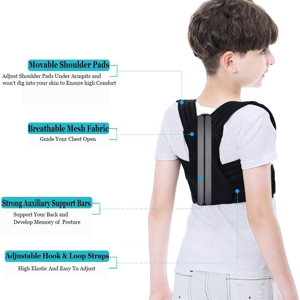 Professional Posture Corrector for Kids and Teens, Effective Upper Back Postu…